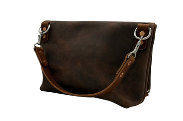 ColsenKeane No. 527 Key Convertible Clutch | 5/6oz Full Grain Leather | 3-in-1 Foldover Tote, Crossbody & Clutch