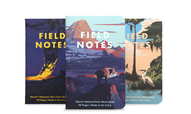 Field Notes 3-Pack National Parks Edition | Iconic American Wilderness Illustrations | Supports National Parks Service