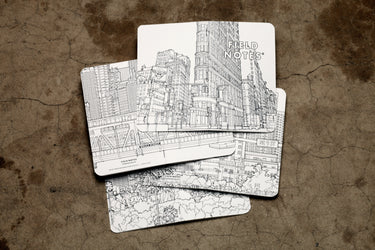 Field Notes Streetscapes 2-Pack Sketch Books | 70# Mohawk Superfine Paper | 4.75" x 7.5" Urban Artist Format