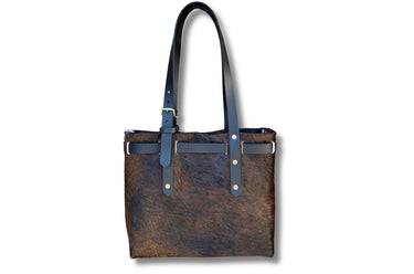 Limited ColsenKeane No. 719 Tote in Hazelhurst Hair-on Hide | 5/6oz Full Grain Leather | High-Capacity Commuter Bag