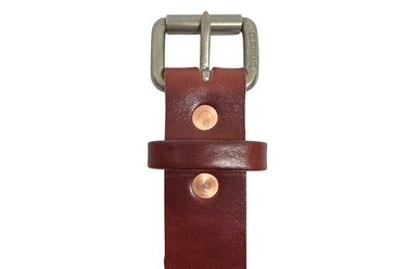 ColsenKeane No. 914 Work Belt | 8/9oz Full Grain Leather | Limited Edition Hounds Run Red | 8 Made, 7 Left