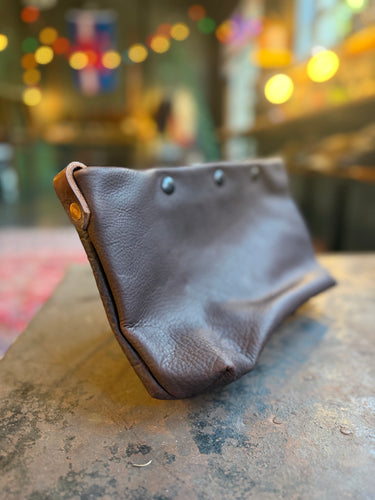 2026 Sample Sale - Large No. 1320 Winston Pouch in Denali Brown