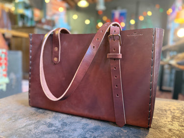 2026 Sample Sale - No. 714 Tote in Havana Brown
