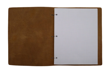 ColsenKeane No. 324 Standard Ring Journal | 5/6oz Full Grain Leather | Minimalist Refillable Binder