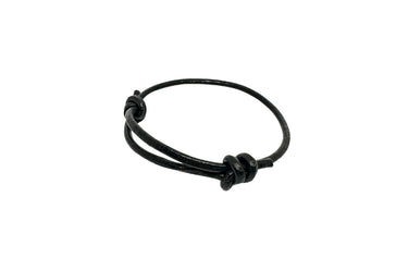 ColsenKeane Original Hand-Tied Leather Bracelet | Hardware-Free Leather Cord | Adjustable All-Leather Minimalist Jewelry