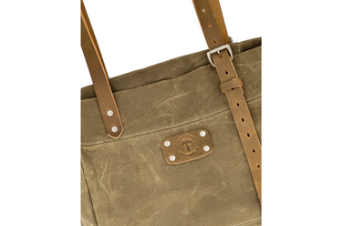 ColsenKeane No. 814 Canvas Tote | Heavy-Duty #10 Duck Canvas | 8/9oz Leather Handles