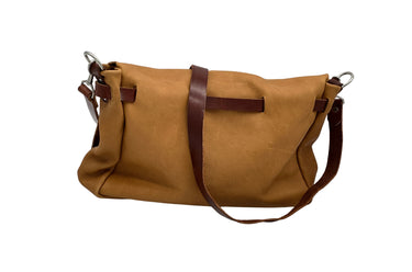 SEASONED No. 4320 Large Mailbag in Denali Tan with Interior Pocket