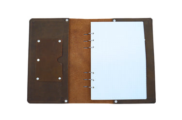 ColsenKeane No. 324 Stitched Ring Journal | 5/6oz Full Grain Leather | Stitched Refillable Binder