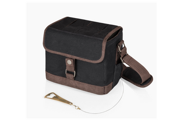 ColsenKeane Beer Caddy Cooler Tote | Distressed Waxed Canvas | Removable Padded 6-Pack Divider