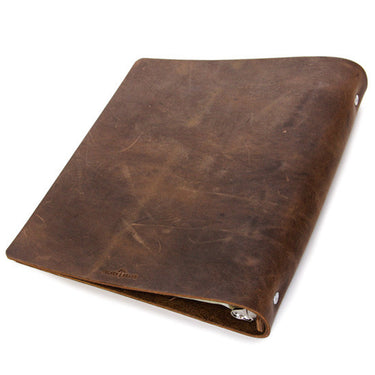 ColsenKeane No. R103 Leather Binder Menu Cover | 8/9oz Full Grain Leather | Handcrafted 3-Ring Hospitality Binder
