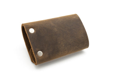 ColsenKeane No. 722 Key Wrap | 5/6oz Full Grain Leather | Minimalist Silent Key Organizer