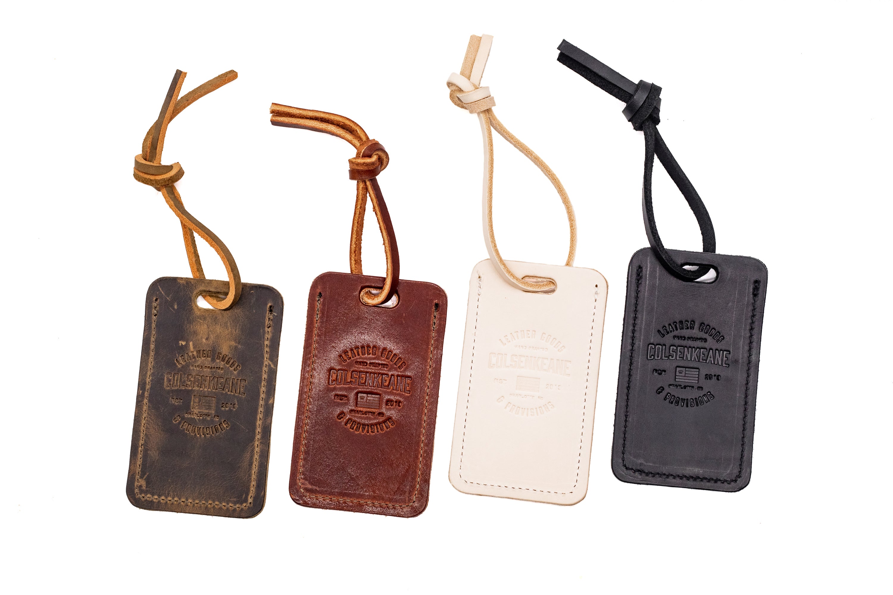 osprey leather luggage tags No. 1022 5/6oz Leather Luggage Tag