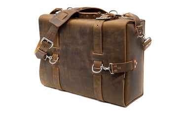 ColsenKeane No. 423 Leather Suitcase | Full Grain Weekender Carry-On | Handcrafted Luggage