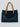 Seasoned No. 1111 - Tote Bag in Deep Black with Natural Tan Handles