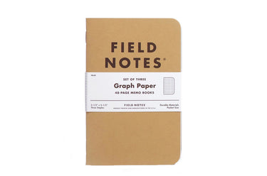 Field Notes Memo Book Journal Inserts | Pack of 3 or Single | Blank, Grid, Lined, or Left-Handed Formats