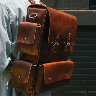 Handcrafted Full-Grain Leather Backpacks