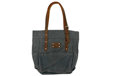 ColsenKeane No. 814 Canvas Tote | Heavy-Duty #10 Duck Canvas | 8/9oz Leather Handles