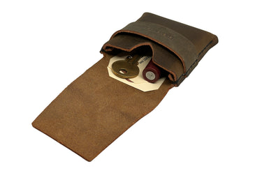 ColsenKeane No. 1111 Square MicroWallet | 5/6oz Full Grain Leather | Minimalist Front-Pocket Carry