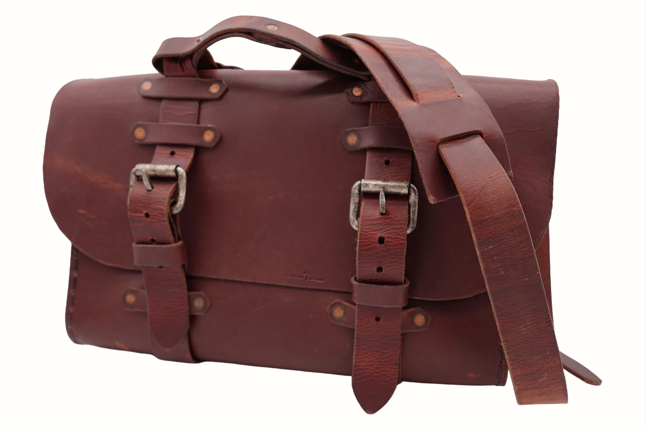 Seasoned Large No. 4311 Classic Satchel in Scotch Grunge with One Divider