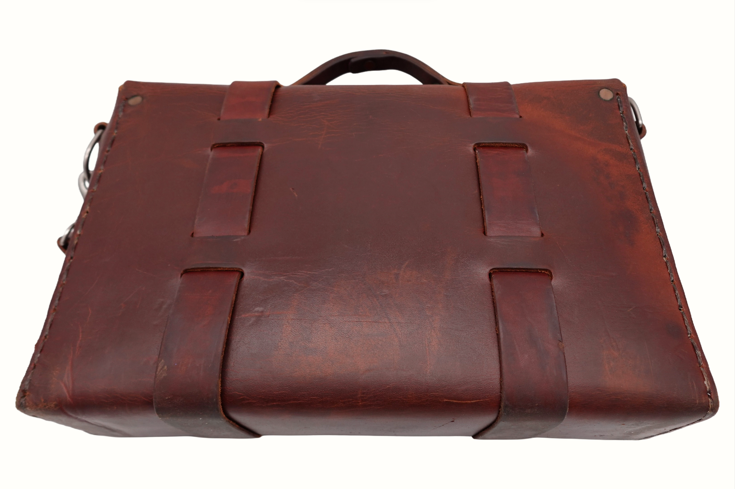 SEASONED NO. 4313 - MINIMALIST SATCHEL IN SCOTCH GRUNGE