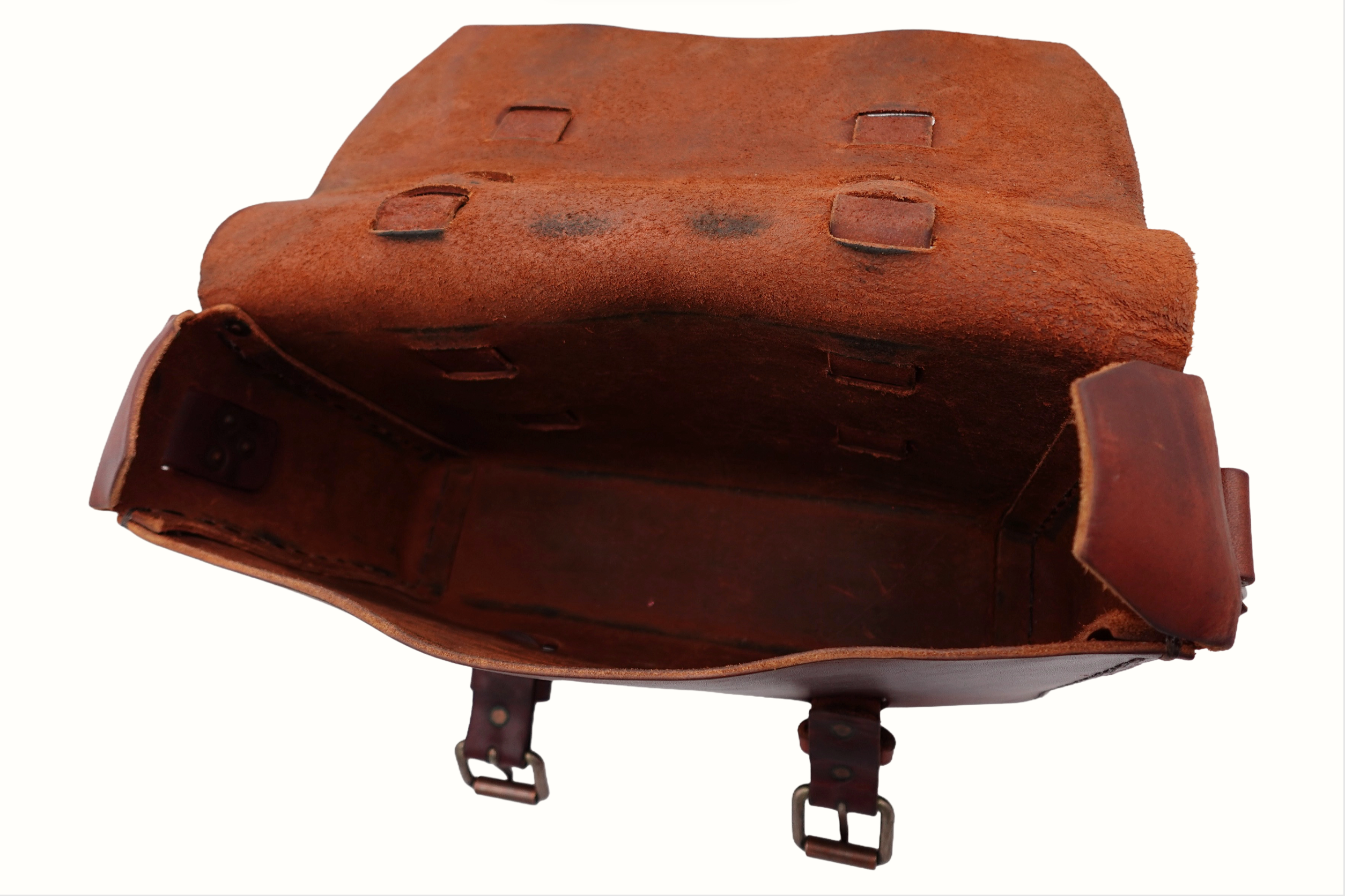 SEASONED NO. 4313 - MINIMALIST SATCHEL IN SCOTCH GRUNGE