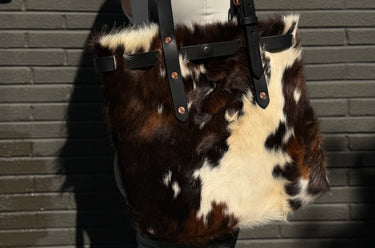Limited ColsenKeane No. 719 Tote in Hazelhurst Hair-on Hide | 5/6oz Full Grain Leather | High-Capacity Commuter Bag