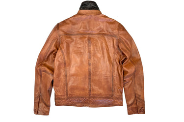 Wind Buffer Leather Jacket