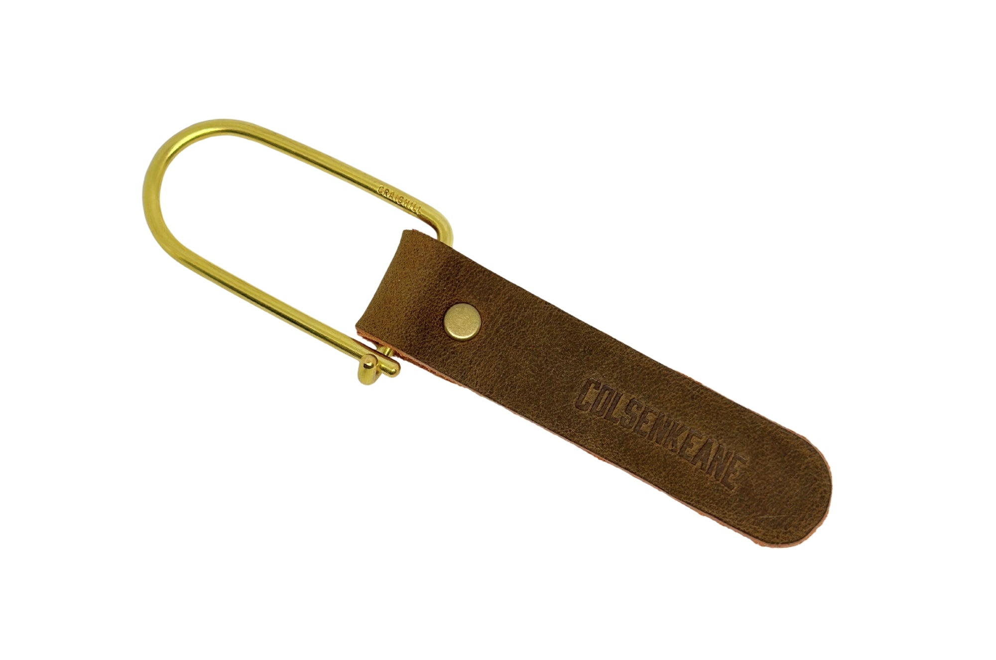 Wilson Keyring by Craighill with ColsenKeane Leather Tag