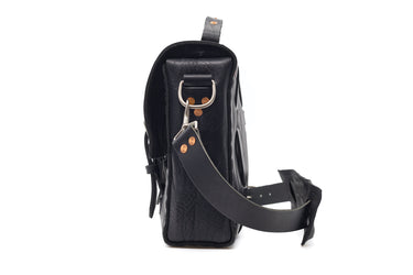 Limited Edition No. 4313 - Minimalist Standard Leather Satchel in Commonwealth Black - 5 MADE, SOLD OUT