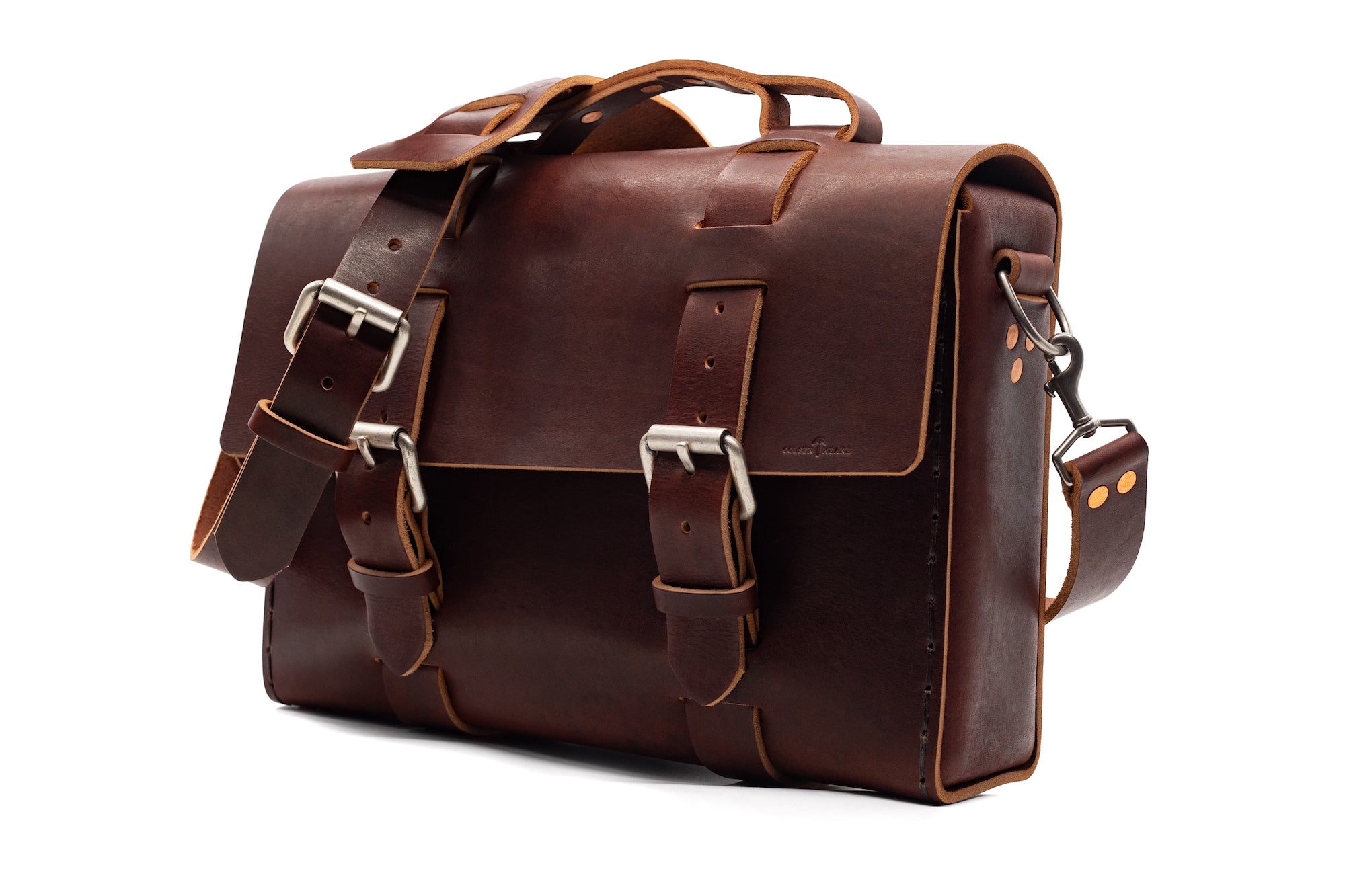 Limited Edition No. 4313 - Minimalist Standard Leather Satchel in Bay St. Brown - ONLY 1 AVAILABLE