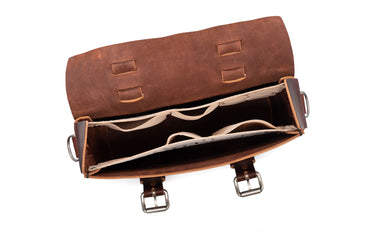 Limited Edition No. 4313 - Minimalist Standard Leather Satchel in Bay St. Brown - SOLD OUT