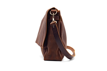 LIMITED EDITION Large No. 4320 Mailbag in Denali Brown With Female Brand - ONE OF A KIND | SOLD OUT