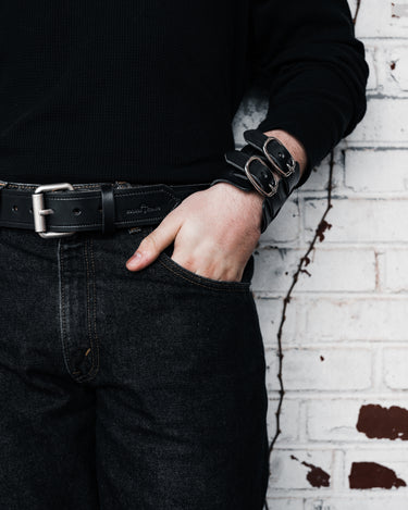 ColsenKeane No. 518 Beefy Stitched Belt | 8/9oz Full Grain Leather | Industrial Machine-Stitched Heavy Duty Strap