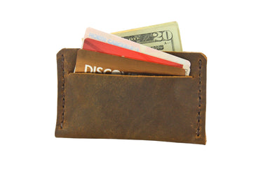 ColsenKeane No. 613 Card Sheath | 5/6oz Full Grain Leather | Hand-Stitched Minimalist Front-Pocket Wallet