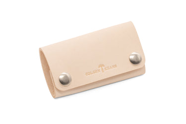 ColsenKeane No. 722 Key Wrap | 5/6oz Full Grain Leather | Minimalist Silent Key Organizer