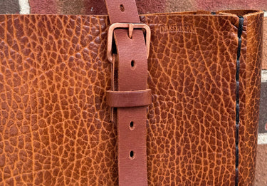 Limited Edition No. 714 Tote in Golden Yellowstone With Copper Buckles and Rye Whiskey Straps - SOLD OUT