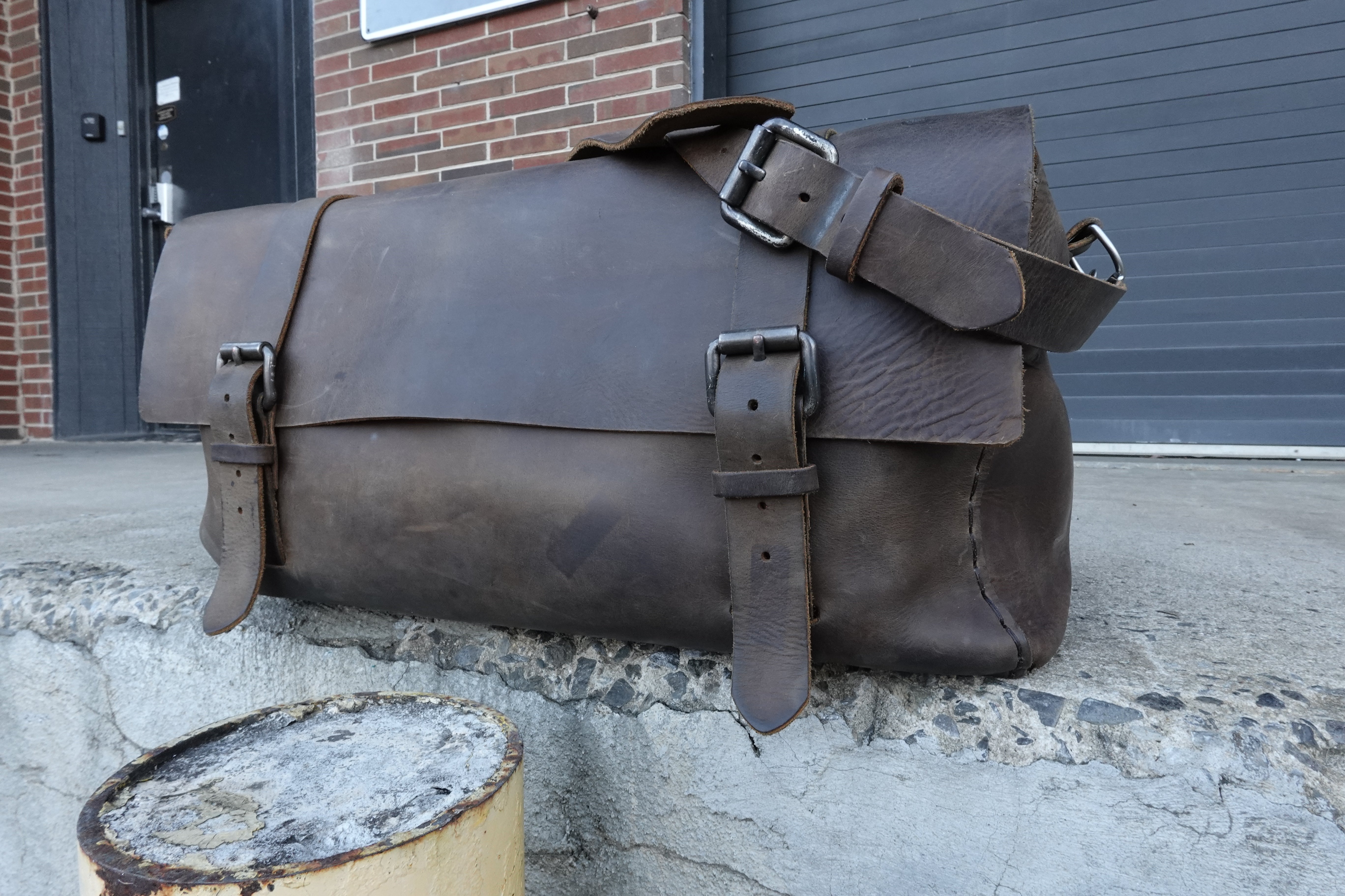 Seasoned No. 613 - Large Duffle Bag in Crazy Horse