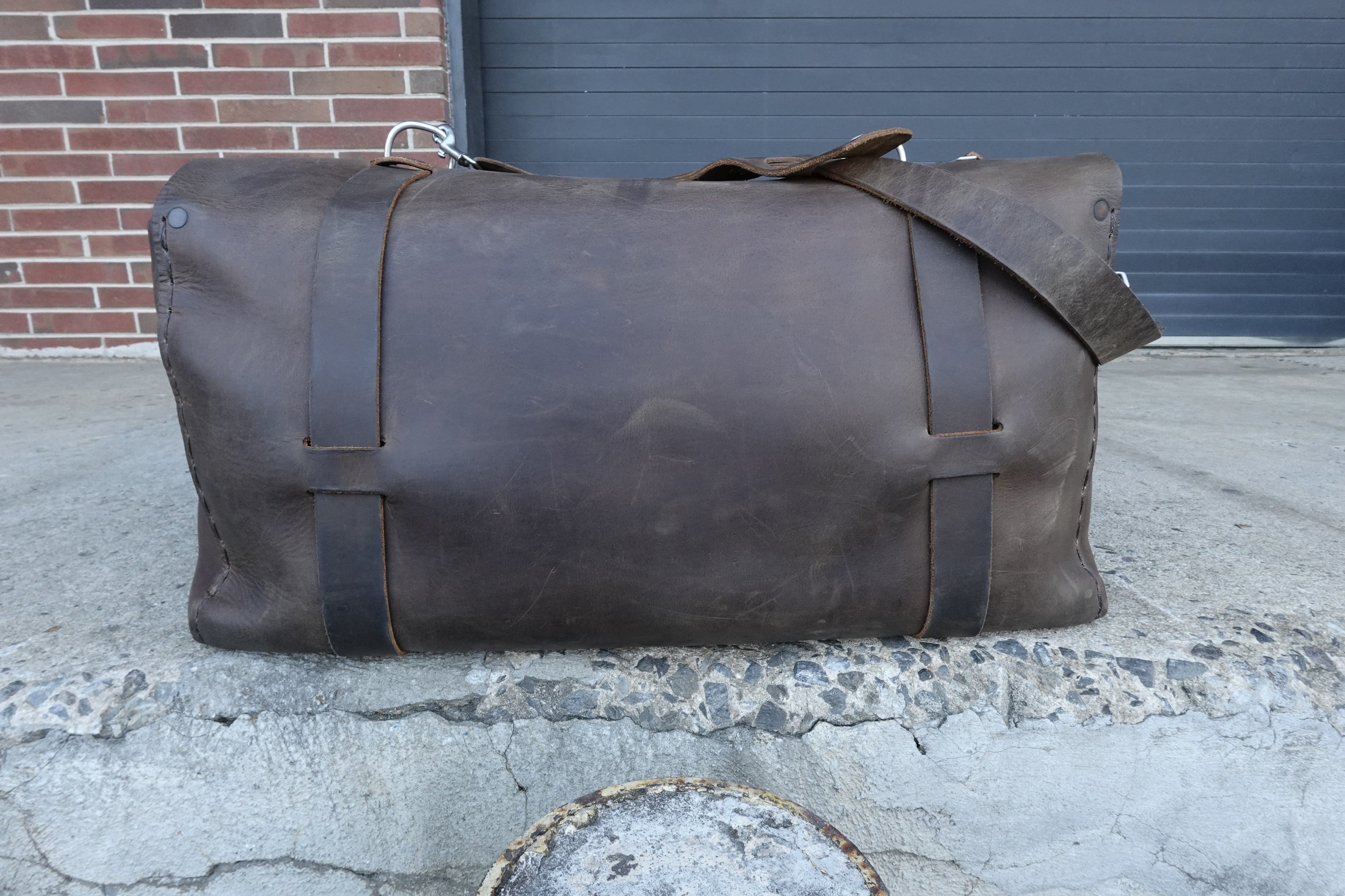 Seasoned No. 613 - Large Duffle Bag in Crazy Horse