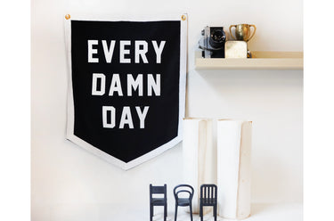 Oxford Pennant | 'Every Damn Day' Camp Flag
