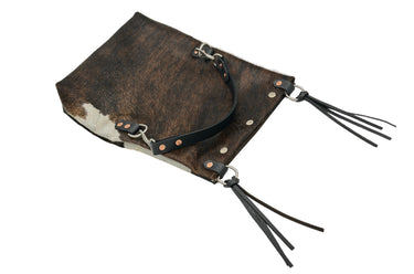 ColsenKeane No. 527 Key Convertible Clutch | 5/6oz Full Grain Leather | 3-in-1 Foldover Tote, Crossbody & Clutch in Hazelhurst Hair-on Hide | SOLD OUT