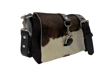 Limited ColsenKeane No. 918 Campbell Crossbody in Hazelhurst Hair-on Hide | 5/6oz Full Grain Leather | Handcrafted Minimalist Purse