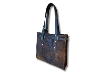 Limited ColsenKeane No. 719 Tote in Hazelhurst Hair-on Hide | 5/6oz Full Grain Leather | High-Capacity Commuter Bag