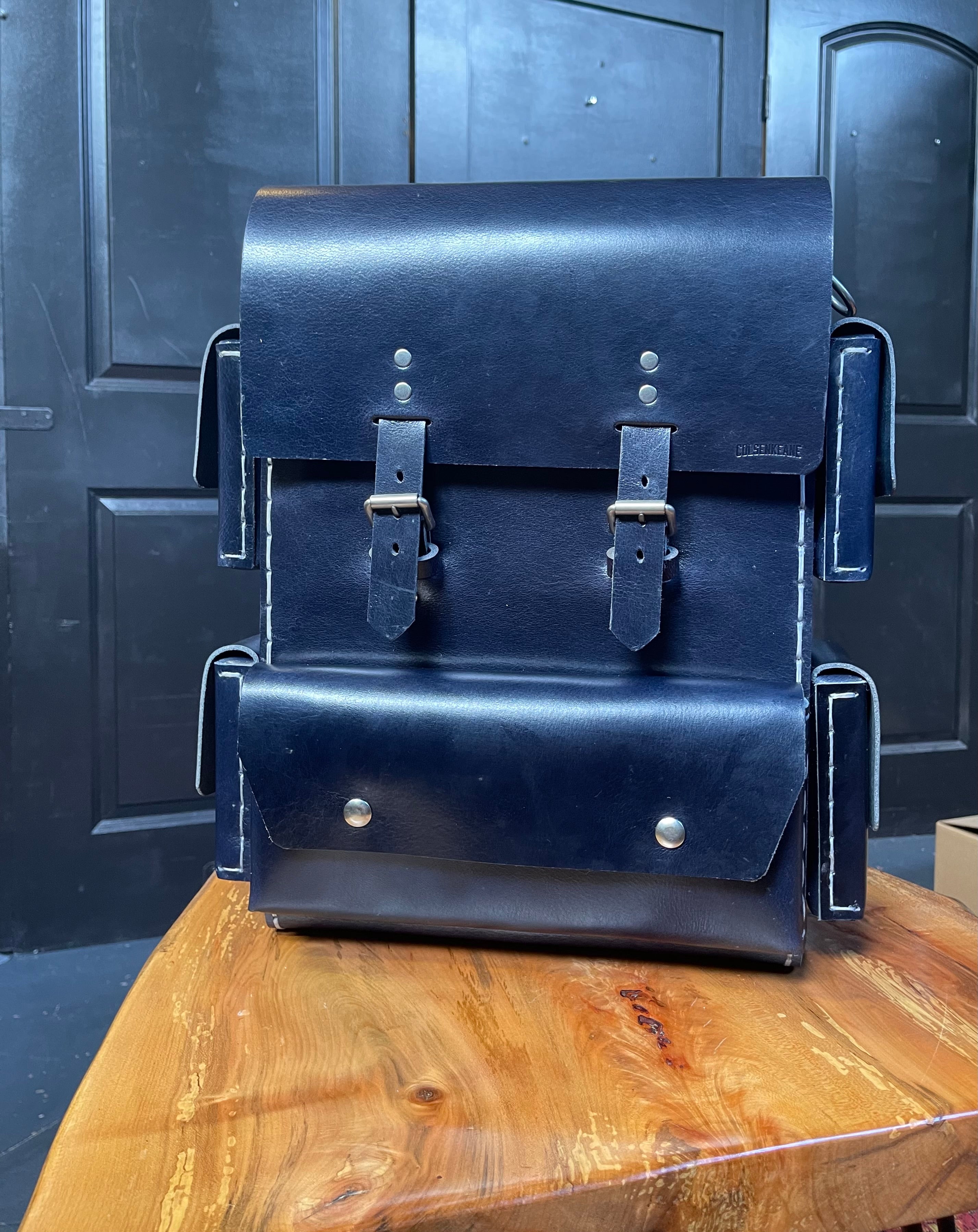 Seasoned No. 1116 Backpack in Buffalo Blue With 4 Pockets