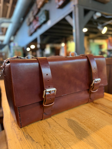 2026 Sample Sale - No. 613 Medium Duffle Bag in Havana Brown