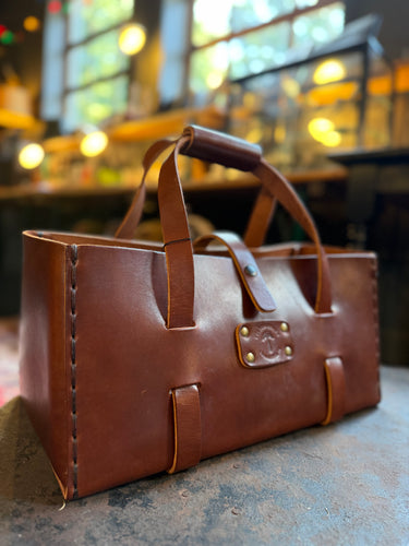 2026 Sample Sale - No. 1117 Rugged Tool Bag in Havana Brown