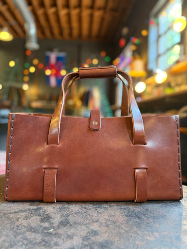2026 Sample Sale - No. 1117 Rugged Tool Bag in Havana Brown