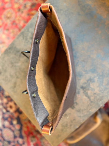 2026 Sample Sale - Large No. 1320 Winston Pouch in Denali Brown