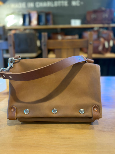 2026 Sample Sale - No. 527 Key Convertible Clutch in Denali Tan