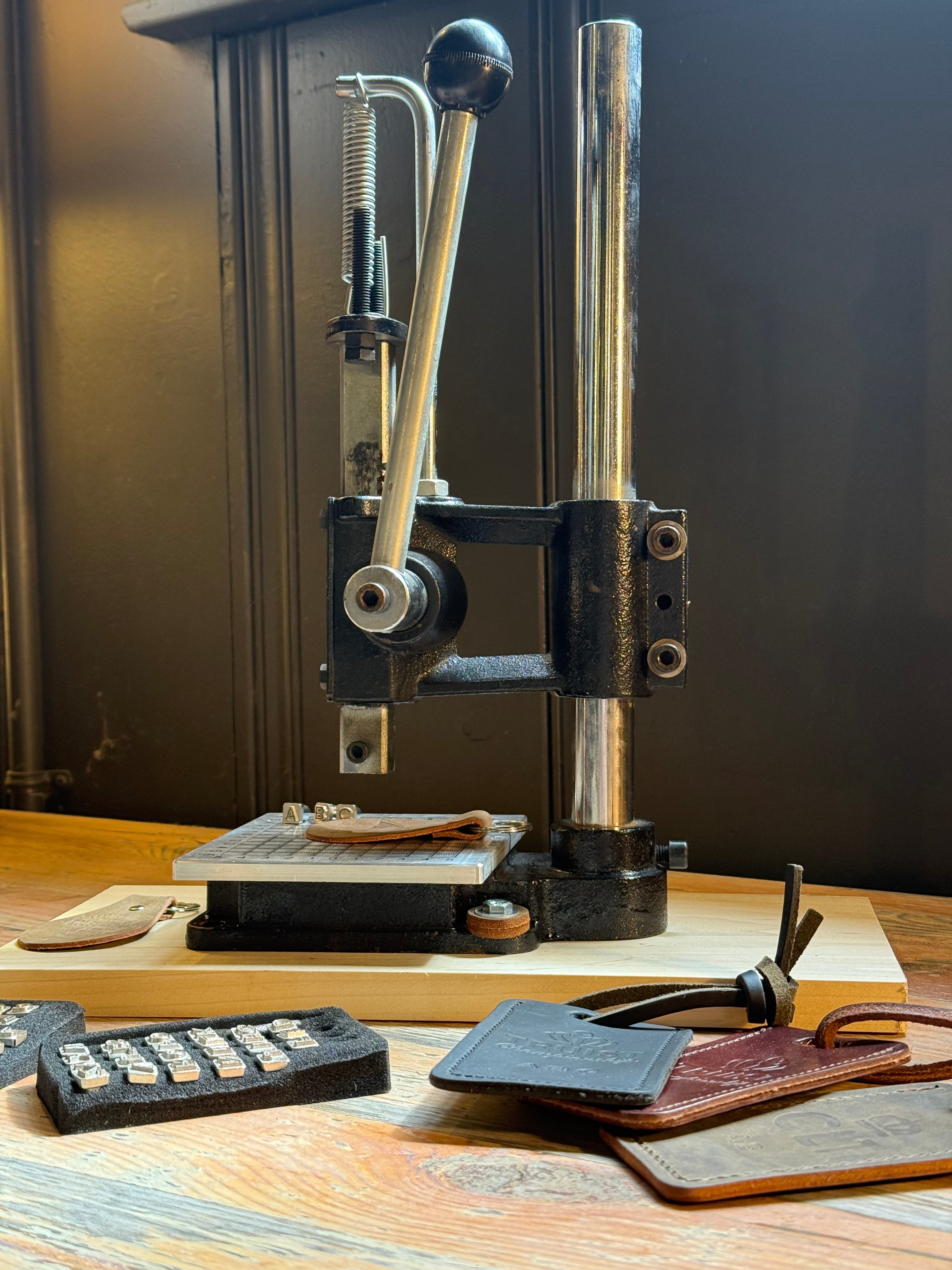 Self-Operated Monogramming Kit – ColsenKeane Leather, LLC