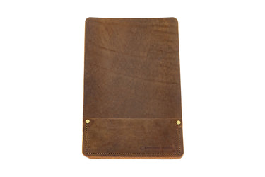 ColsenKeane No. R202 Stitched Leather Check Presenter | 8/9oz Full Grain Leather | Handcrafted Slim Hospitality Slate